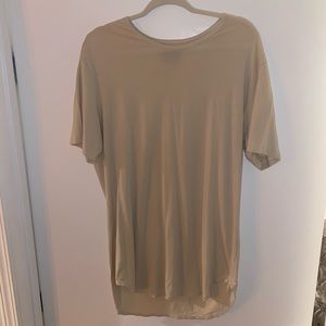 Cuts Clothing Beige Elongated